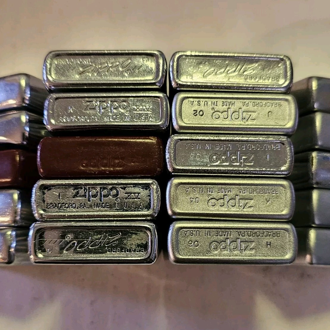 Vintage 10 Pack Zippos | eBay