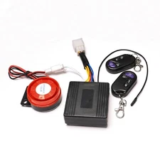 Motorcycle Scooter ATV Security Alarm System Anti-theft Remote Control Start
