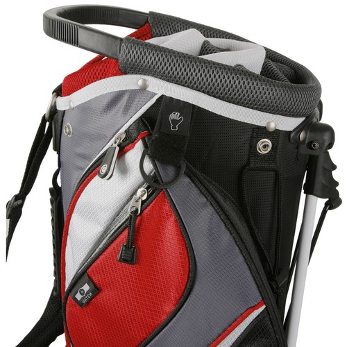 Powerbilt TPS Dunes 14-Way Black/Red Stand Golf Bag - NEW! - Picture 5 of 6
