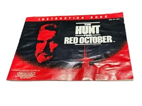 The Hunt For Red October - Aut&eacute;ntico juego Nintendo NES y manual solamente - Probado