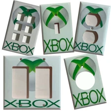 XBox green logo Switch Outlet Toggle & more Wall Cover Plate Home decor