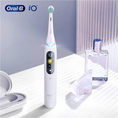 2-Pack/8 Stück für Oral-B iO Ersatzbürsten Sanfte Reinigung Aufsteckbürsten Weiß - Bild 7 von 7