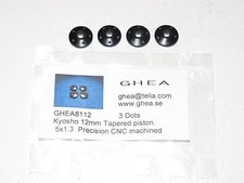 GHEA 8112 Racing 12mm Tapered 5 Hole Pistons 5x1.3 For Associated rc10 b5m b6