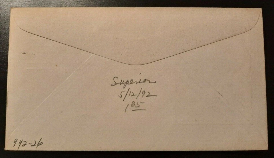 1946 FDC Iowa Centennial Buffalo Bill Photo Cachet Iowa City Iowa - Image 2 of 2