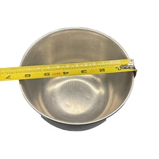 Vintage Sunbeam Metal Mixing Bowls Mixmaster Mixer STAINLESS Steel 6"