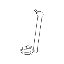 For BMW Genuine Headlight Level Sensor Strut Support Front 37146852254