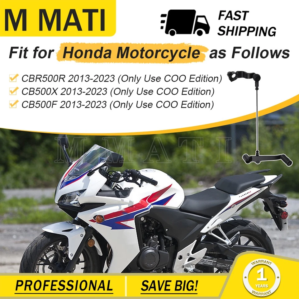 Gear Shift Lever Shifter Pedal &Rod Assembly for Honda CBR500R COO 24720-MGZ-305 - Изображение 4 из 4