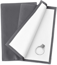 Silver Polishing Cloth, 2PCS Large Jewelry Cleaning Cloths