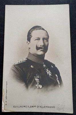 Guillaume II Emp D'Allemagne original field postcard Wilhelm 2 Kaiser