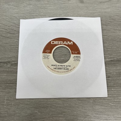 The Moody Blues Nights In White Satin/Cities Deram 45 RPM 7'' HAC1 45-85023