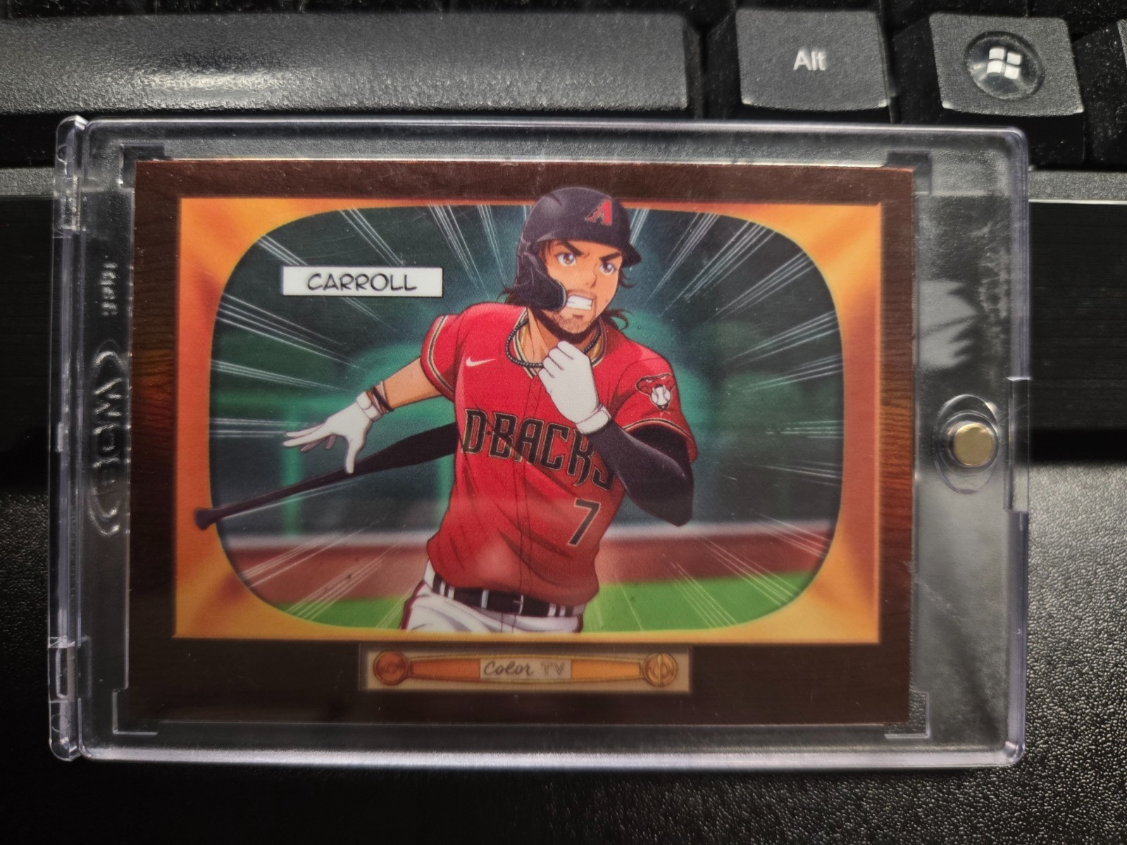 2024 Bowman #BA-10 Corbin Carroll 1955 Bowman Anime Arizona Diamondbacks
