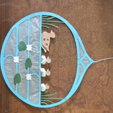 EST Handmade The Ugly Duckling Paper Nursery Mobile for Crib 15 cm Blue