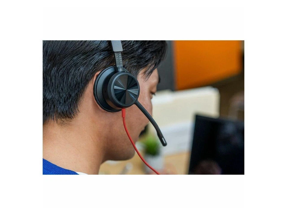 Poly Blackwire 8225 Headset - Stereo - USB Type C - Wired - 32 Ohm - 20 Hz - 20 - Image 4 of 4