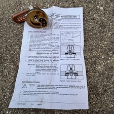 Frost Plug Block Heater Part LR1843 1000W 120V NO CORD, Just Heater