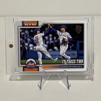 2026 Topps Series 1 It Takes Two #52 Golden Mirror Variation SSP New York Mets
