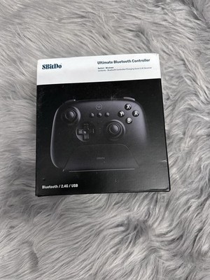 8BitDo Ultimate 2.4G Wireless Controller Android iOS Windows Steam Deck Black