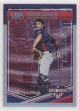 2018 USA Baseball Stars & Stripes Longevity Holo Foil 13/99 Hagen Danner #88 z6b