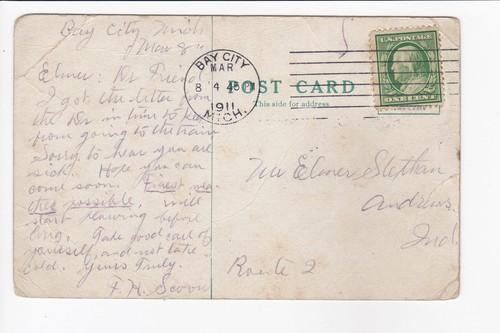 Casino Wenona Beach Bay City Michigan Divided Back Postcard - Picture 2 of 2