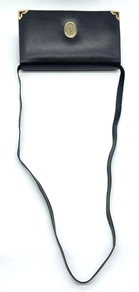 Authentic Yves Saint Laurent Leather Black Shoulder Bag i110307 - Image 4 of 4