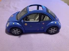 Vintage Barbie 17" VOLKSWAGEN VW CAR Mattel 2000 Blue Beetle Barbie Bug Sunroof