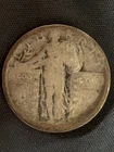 Standing Liberty Quarter 25C Circulated Uncertified US Coin Visible Wear (105)