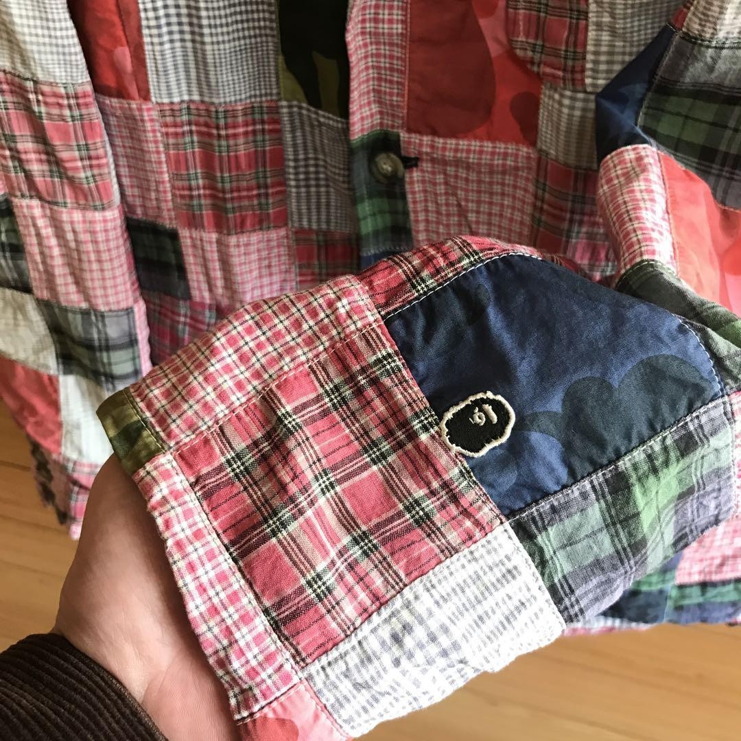 Bape Patchwork Tailored Jacket MEN JP size L Exce… - image 7