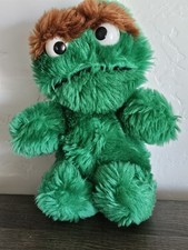 Vintage 1981 Oscar the Grouch Knickerbocker Sesame Street Plushie Stuffed Animal
