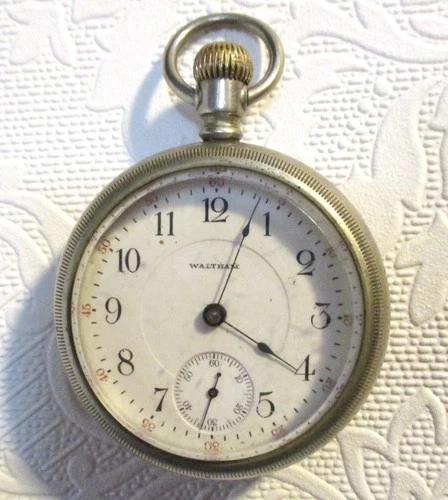 Antique American Waltham Watch Co. Pocket Watch, #16014128, 17 Jewels, Repair
