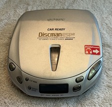 SONY DISCMAN ESP2 D-E446CK Portable CD Player Silver Vintage 1999 Works