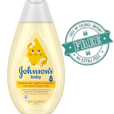 Johnson's Baby Head to Toe Wash Shampoo 13.6 oz Hypoallergenic Gentle Baby Skin