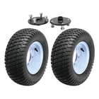 2 Pack ATV Golf Cart Wheels Tire & Rim 4 x 4'' Bolt Patterm & 23T Rear Axle Hubs