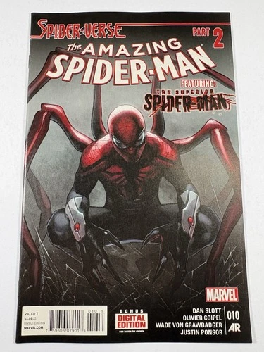 Amazing Spider-Man #10 NM- 1st App Spider-Punk 1st Print Marvel Comics 2015
