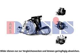 AKS DASIS TURBOLADER MIT DICHTUNGEN passend für HYUNDAI ACCENT GETZ I30 KIA