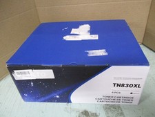 4X TN830XL Toner Cartridge For Brother 830 DCP-L2640DW L2760DW HL-L2405W L2820DW