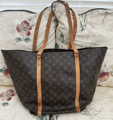 Authentic LOUIS VUITTON Monogram Sac Shopping GM Tote Bag M51110 