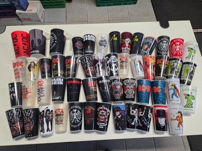 52x Sammelbecher Sammlung Konzerte/Festivals/ACDC,Rammstein,Lindenberg,Hosen