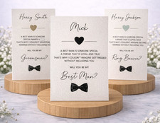 Will You Be My Best Man Card Usher Groomsman Page Boy Ring Bearer Richiesta Card