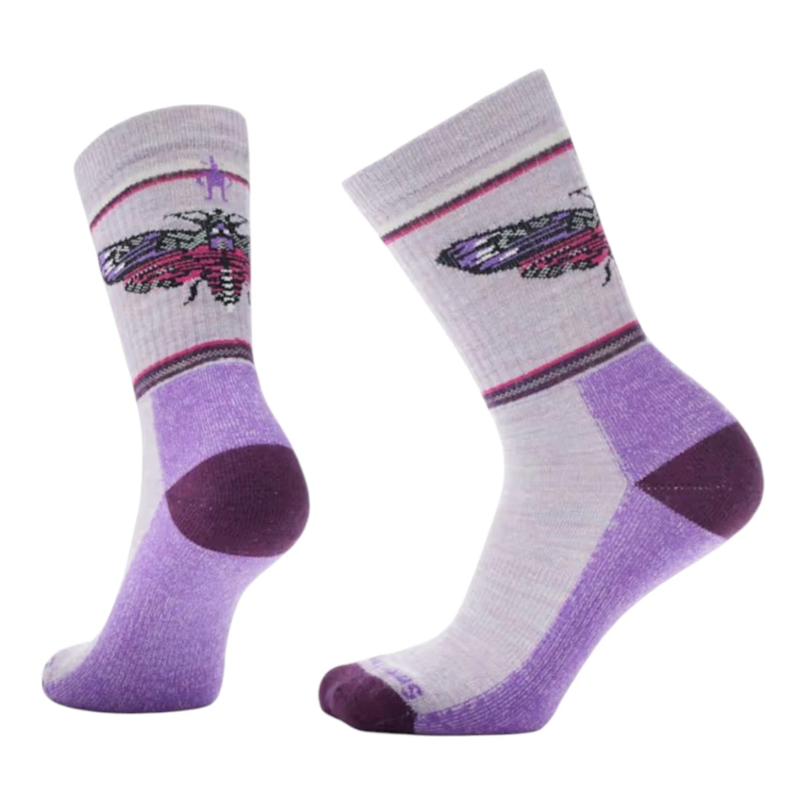 Smartwool Everyday Mystic Moth Crew Men's XL (12-14.5) Merino Wool Blend Comfort