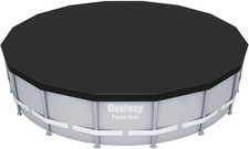 Image of Above Ground Pool Cover for Steel Pro Max Pool Bestway Flowclear 4.88m Round