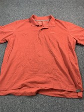 Eddie Bauer Polo Shirt Mens XL Red Short Sleeve Outdoor Hiking Golf