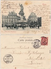 CPA Paris Place de la Republique - Pferdekuts...