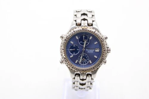 V Vintage Gents Seiko Chronograph SQ1007T32 Quartz Working Wristwatch Parts Only