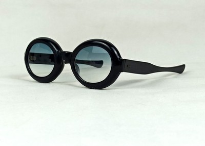 RARE BLACK WWII PILOTS SUNGLASSES VINTAGE FRENCH DESIGN UNISEX 50s