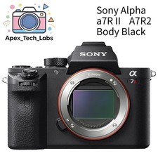 Sony Alpha a7R II A7R2 Full-Frame Camera Body Only 42.4 MP Black Viewfinder