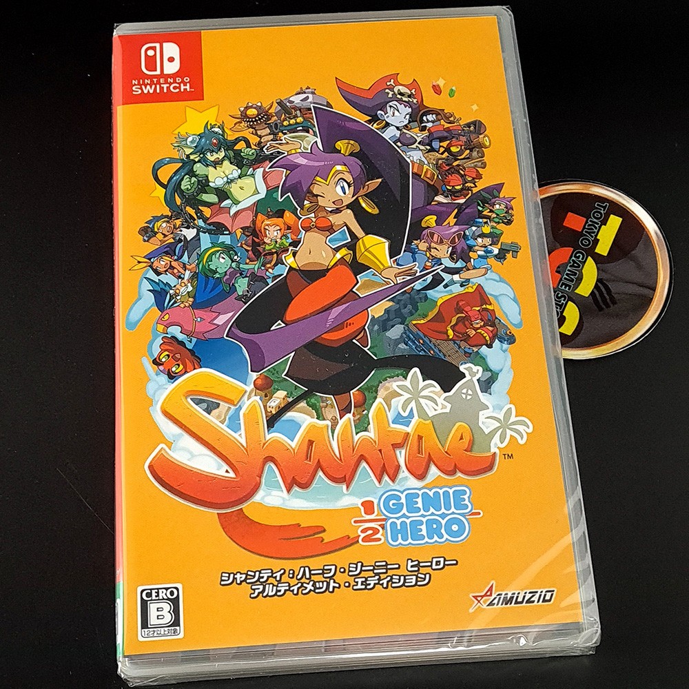 【中古美品】Nintendo Switch 日本未発売　Shantae SHANTAE AND THE SEVEN SIRENS New NINTENDO SWITCH Game JP Release