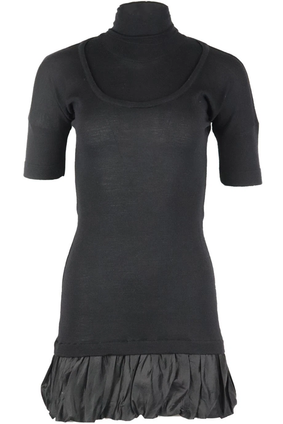 MINI ABITO A MAGLIA BURBERRY ARRICCIATO A MAGLIA TURTLENECK MEDIO