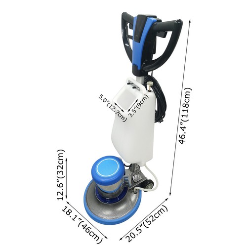 110V 17" Commercial Floor Scrubber Buffer Polisher Floor Cleaning Machine - Picture 11 of 21