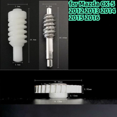 Side View Mirror Electric Folding Motor Gears Kit for Mazda CX-5 CX5 2012 - 2016