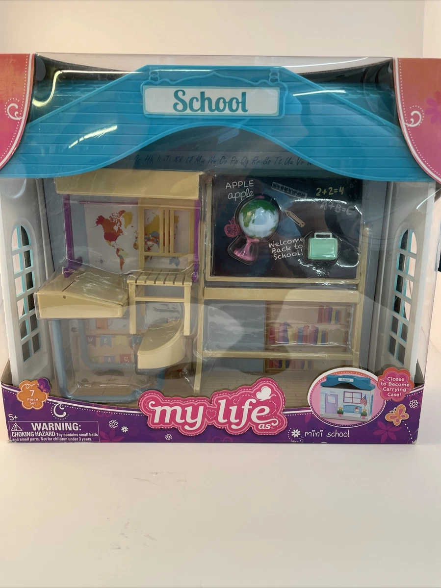 Mini Doll School Playset avec Fournitures Scolaires France