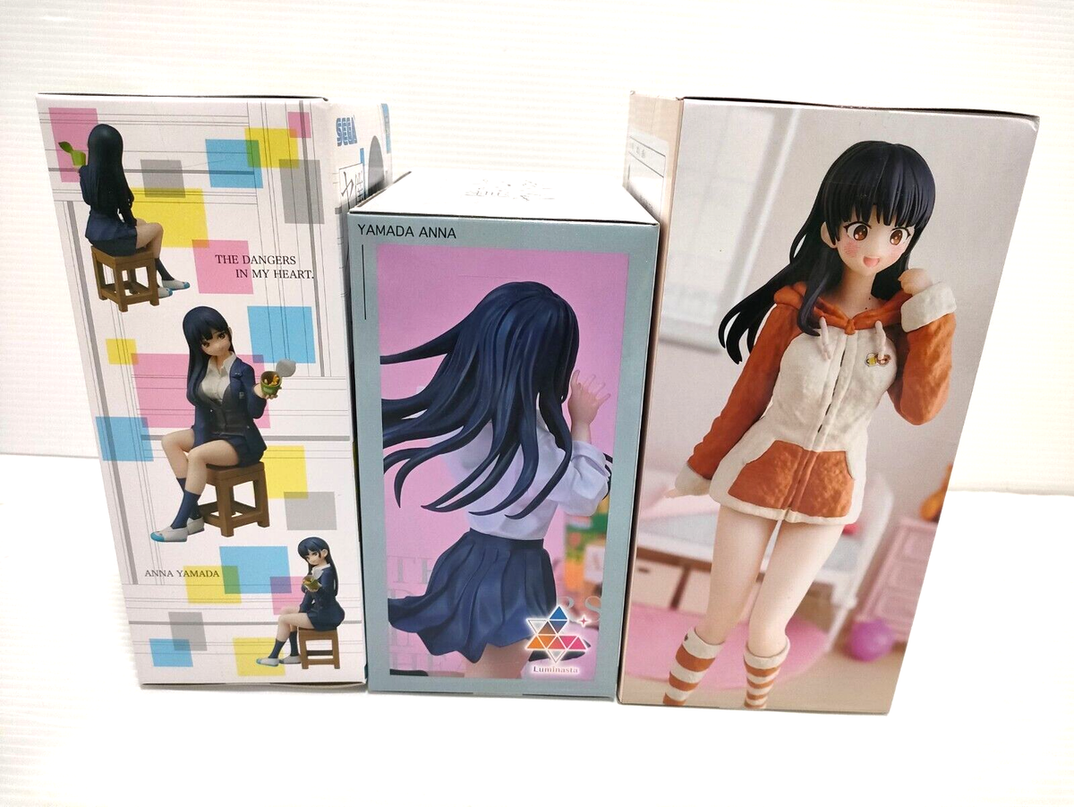 annaちゃん 箱750 The Dangers in My Heart Anna Yamada Figure Set of 2 SEGA Prize